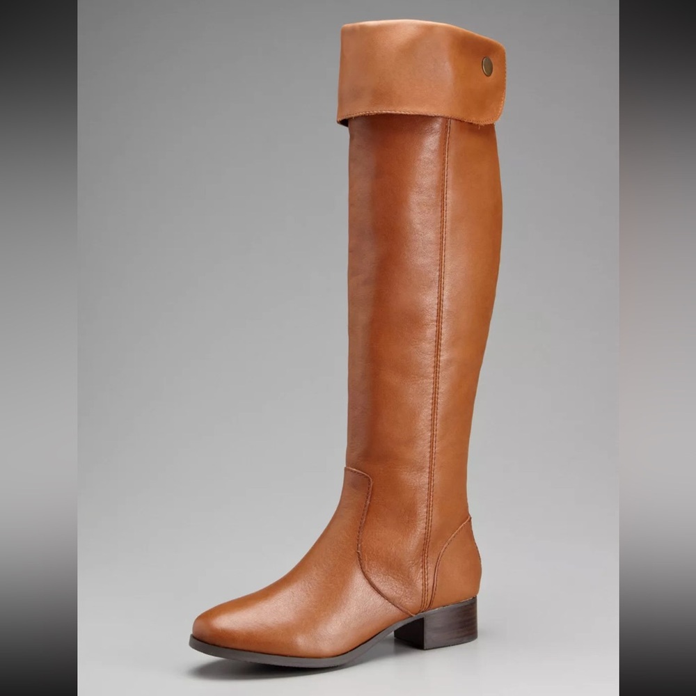 SEYCHELLES x ANTHROPOLOGIE True Story Cuff OTKnee Platform Boot Natural 7.5